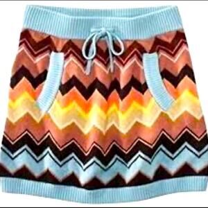 Missoni for Target Sweater Skirt chevron mini little girls Sz XS Extra Small NWT